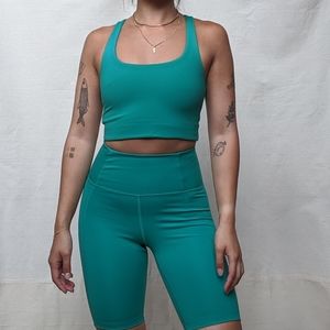 Girlfriend Saguaro Topanga Bra and Bike Shorts XS